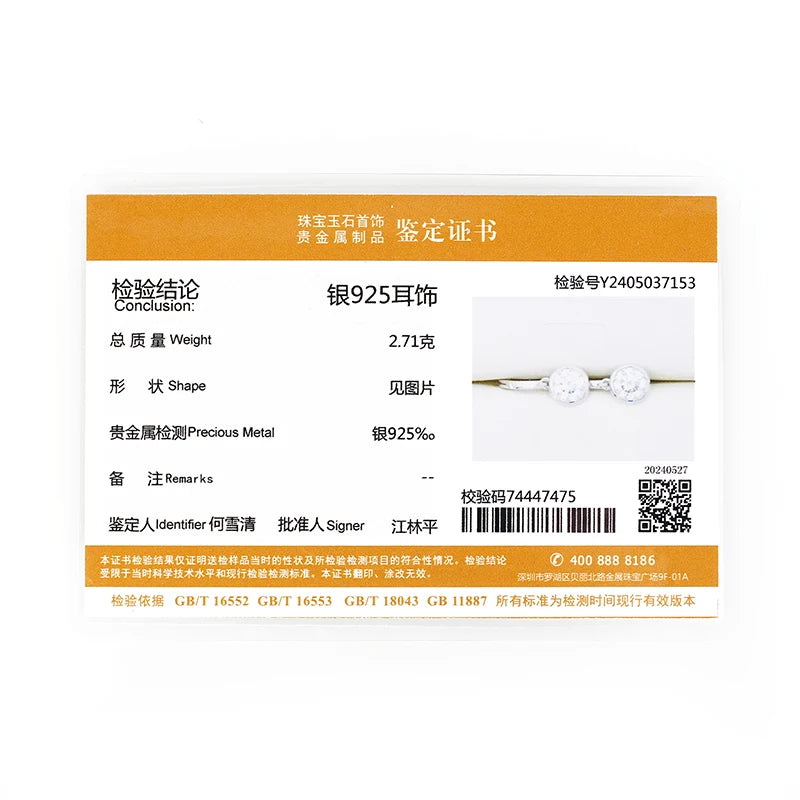 Moissanit-Tropfen- und -Baumel-Creolen – 9 mm, 8 mm, 6,5 mm, Farbe D, 925er Sterlingsilber, trendiger Damenschmuck