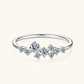 Moissanite Diamond Rings for Women – 925 Sterling Silver, 3mm 2.5mm 1.8mm 1.6mm