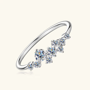 Moissanite Diamond Rings for Women – 925 Sterling Silver, 3mm 2.5mm 1.8mm 1.6mm